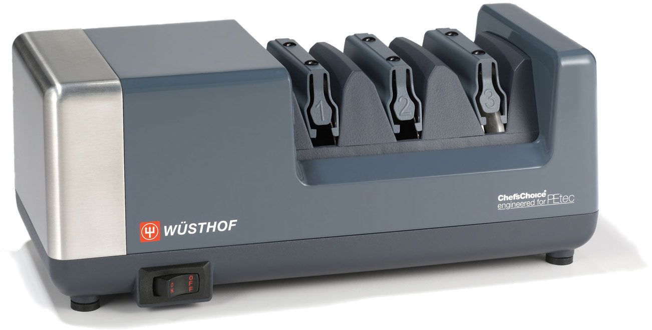 Wusthof Trident Easy Edge Electric Knife Sharpener in Gray and