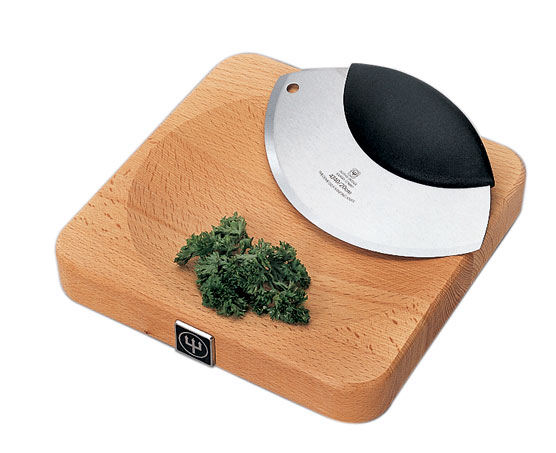 Wusthof Two Piece Mincing Knife and Cutting Board Set