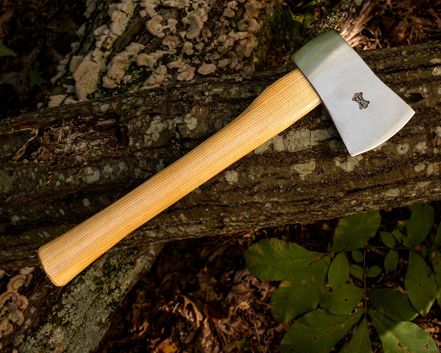 Swiss 5.62" Brown Wood Handle Stainless Hatchet 