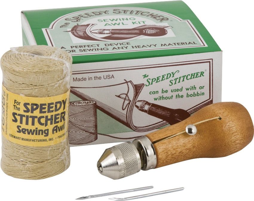 Speedy Stitcher Sewing Awl Kit - Sewing Kit - Stitcher Kit, Muzzleloader  Supplies, Reenactment