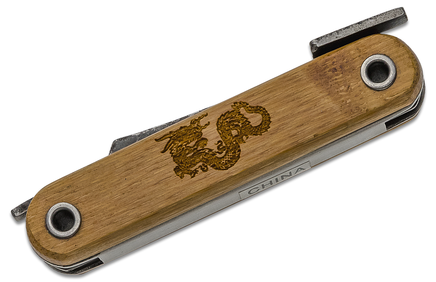 Shadow Cutlery Daburu Japanese Folding Knife, Bamboo Dragon Handles, 3. ...