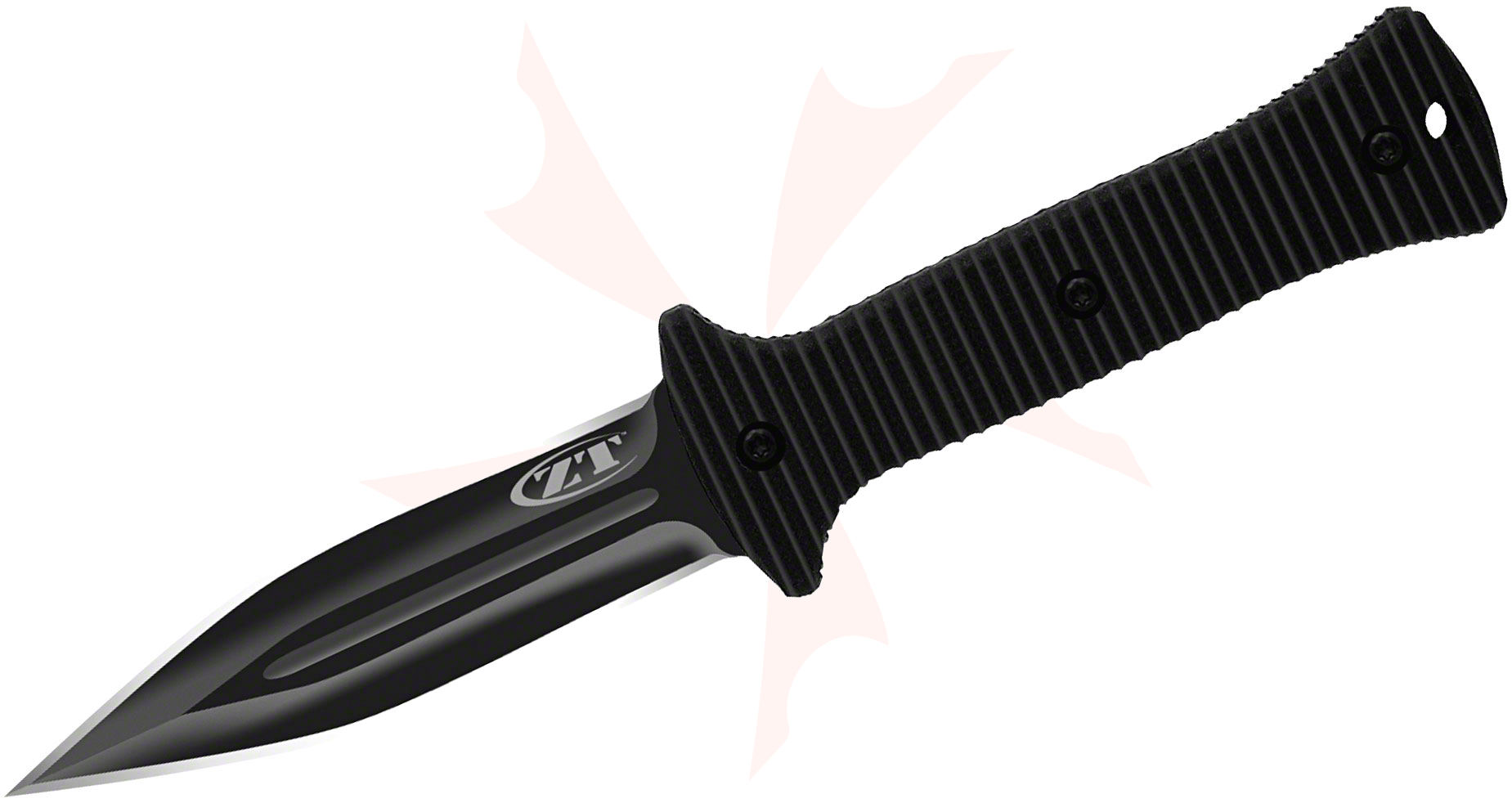 Zero Tolerance Model 0150 Boot Knife 31/2" S30V Black Blade, Black G10 Handles KnifeCenter