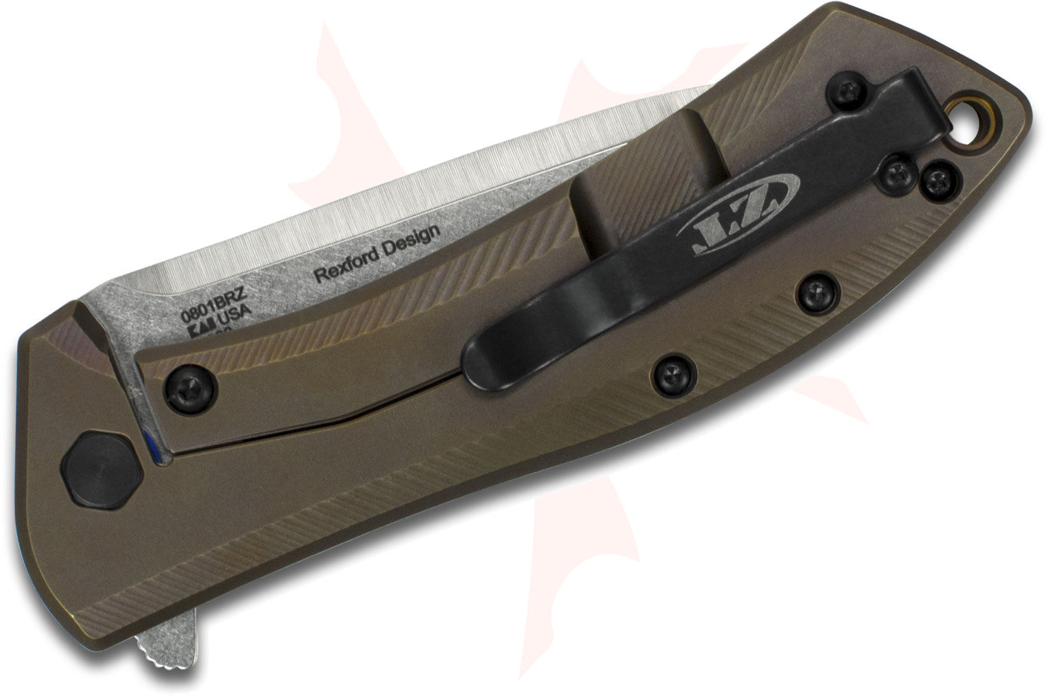 Zero Tolerance Rexford 0801BRZ Flipper 3.5