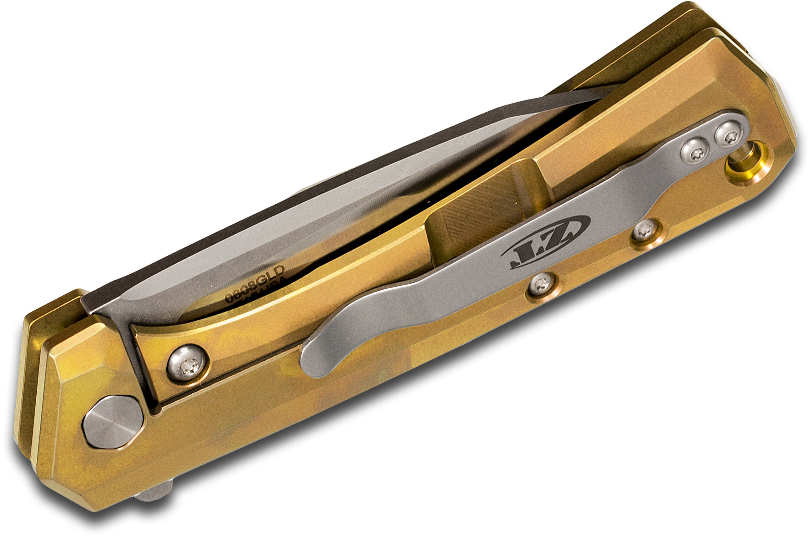 Zero Tolerance Todd Rexford 0808GLD Flipper 3.25