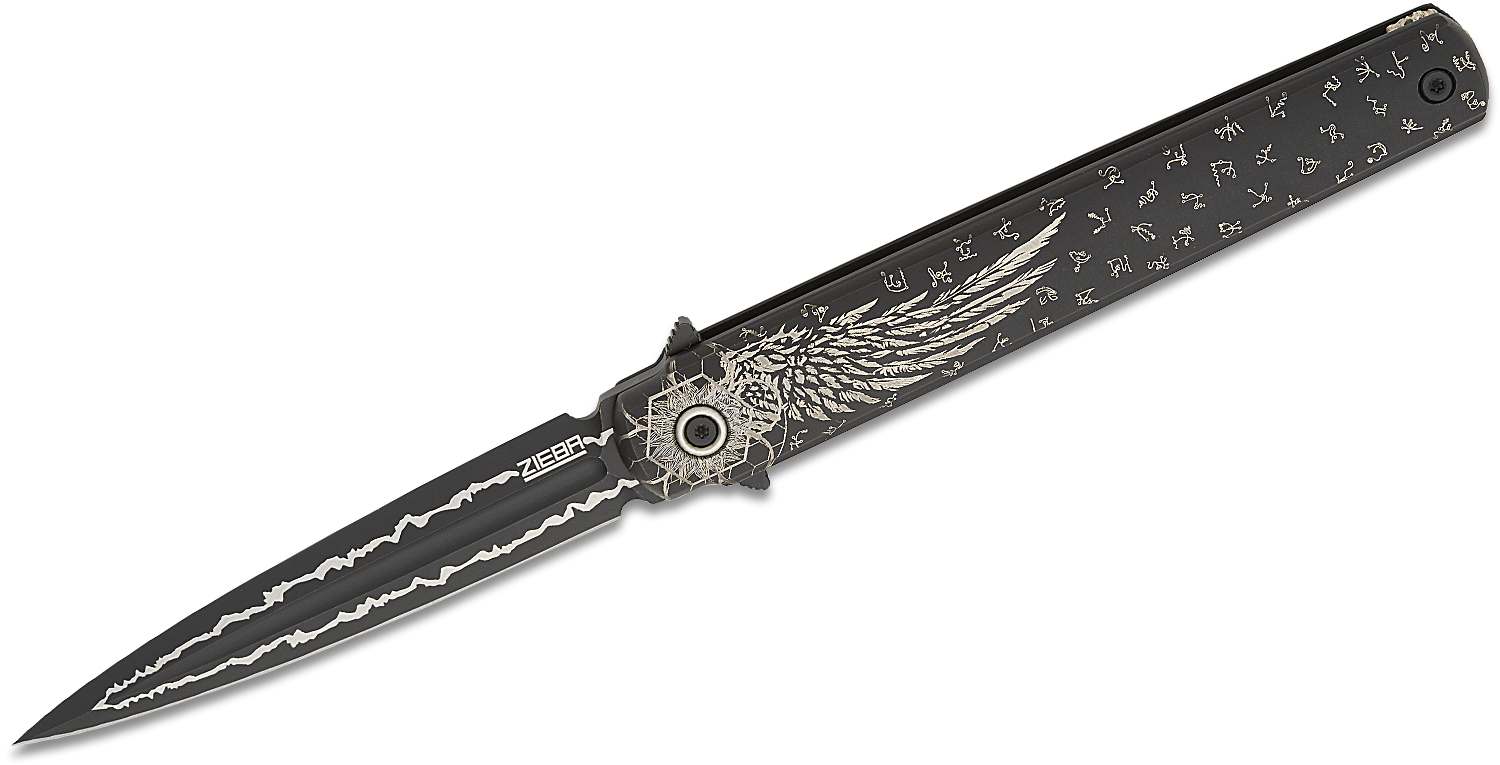 Michael Zieba Nine Dagger Flipper Knife 4.126