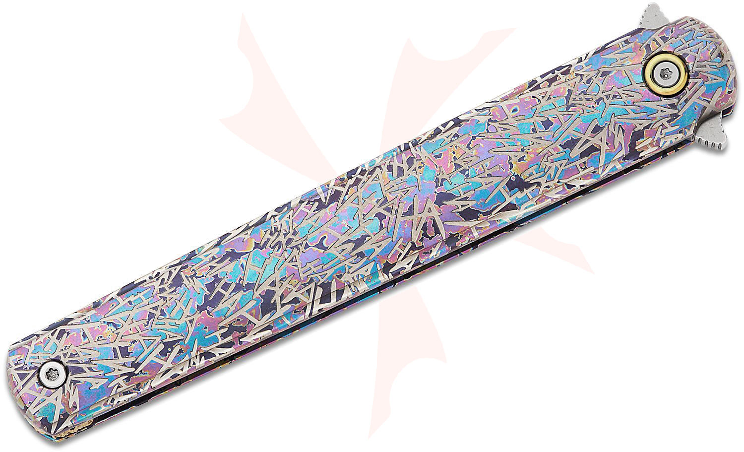 Michael Zieba Nine Dagger Flipper Knife 4.126