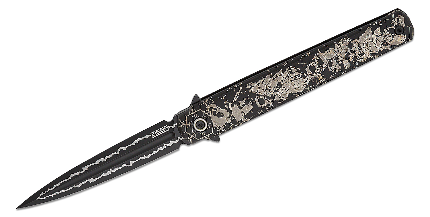 Michael Zieba Nine Dagger Flipper Knife 4.126