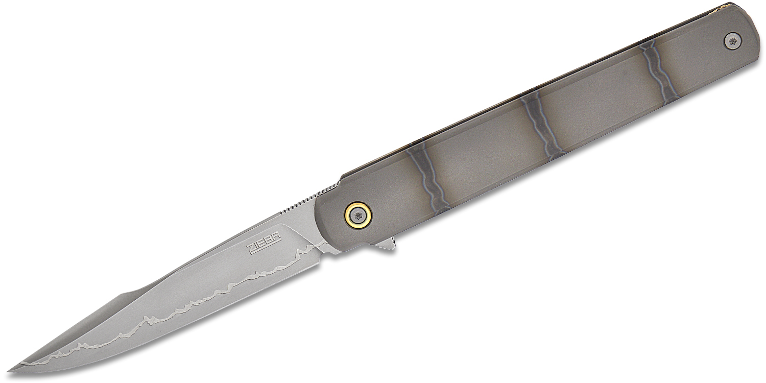 Michael Zieba Nine Harpoon Flipper Knife 4.126