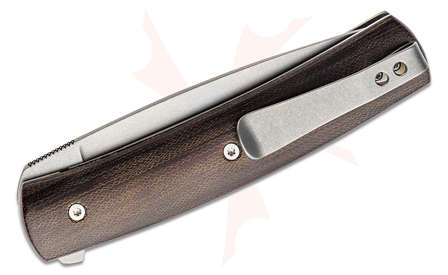 ペプシカーMAIDinFRANCE Brad Zinker Custom MIDI FR Liner Lock Flipper Knife 3.25