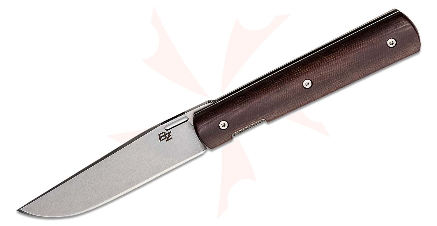 Brad Zinker Custom Urban Barlow Liner Lock Front Flipper Knife 3.5