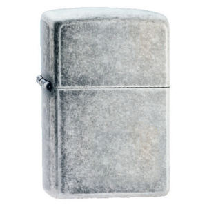 Zippo Antique Silver Plate Classic Lighter - KnifeCenter - 121FB