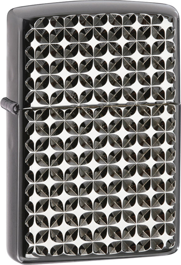 Zippo Armor Ebony Star Pattern - KnifeCenter - 28186