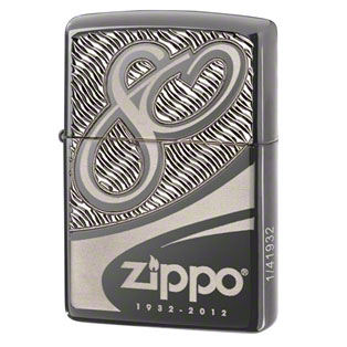 Zippo Armor 80th Anniversary Limited Edition, Black Chrome