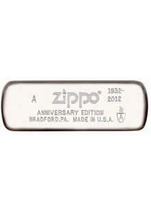 Zippo Armor 80th Anniversary Limited Edition, Black Chrome