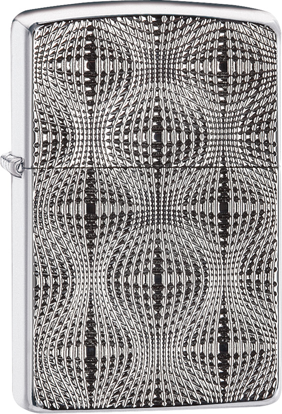 Zippo Globes, High Polish Chrome Armor - KnifeCenter - 28835