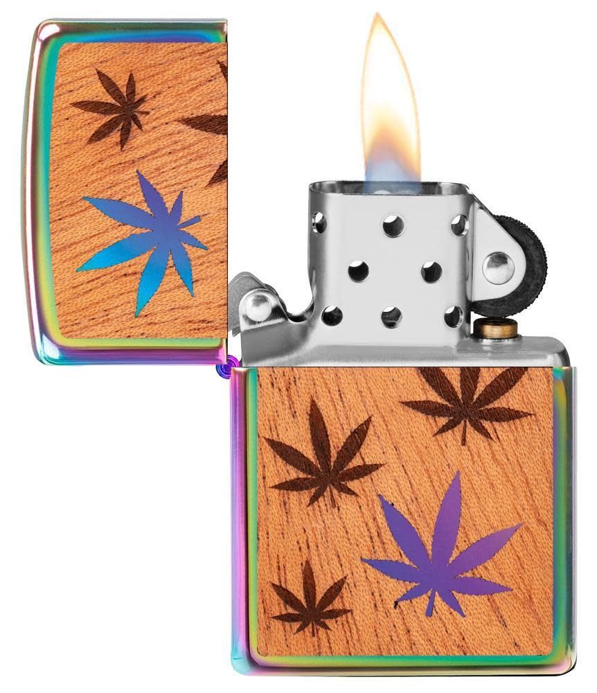 Zippo ジッポライター Woodchuck Weed Leaves 29903-