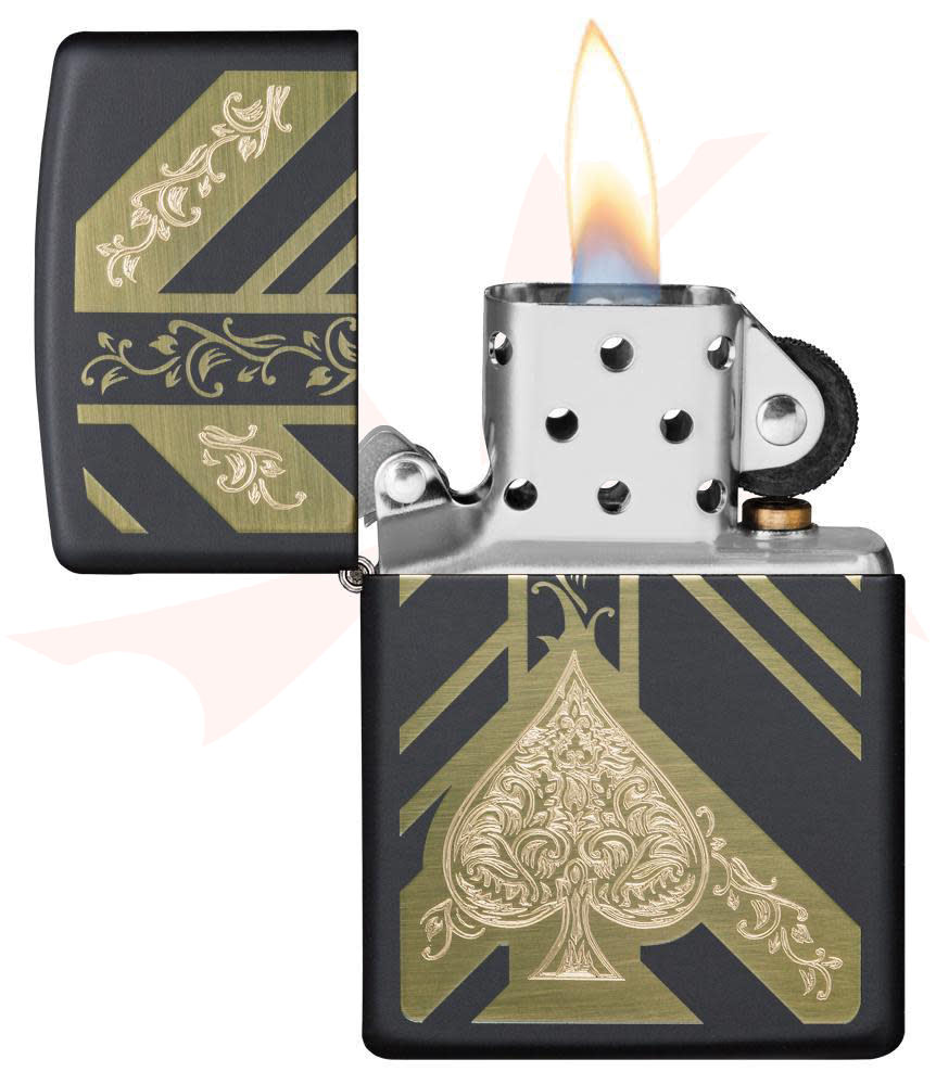 thumbnail image 2 of Ace Of Spades Burning In Flames 2 of 13