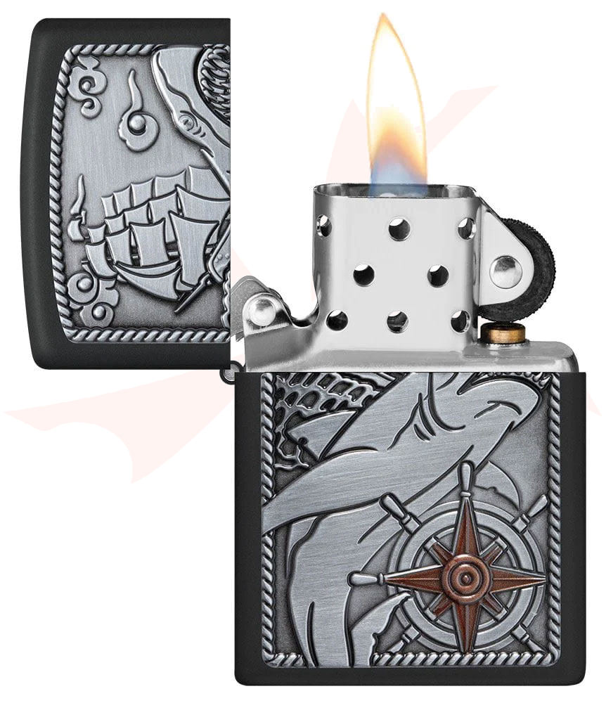Zippo 49467 Accendino Harley Davidson, Mercury Glass Matte