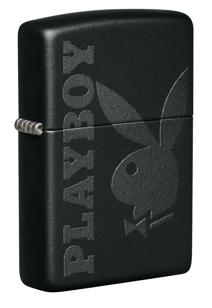 Playboy Black Pattern Windproof Lighter