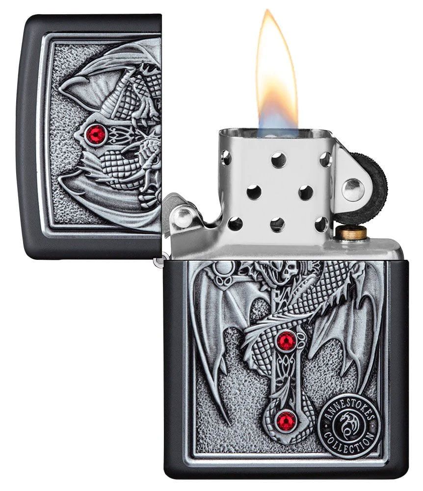 激レア！ZIPPO PREMIUM アン・ストークス画「ドラゴン」5面加工 アート