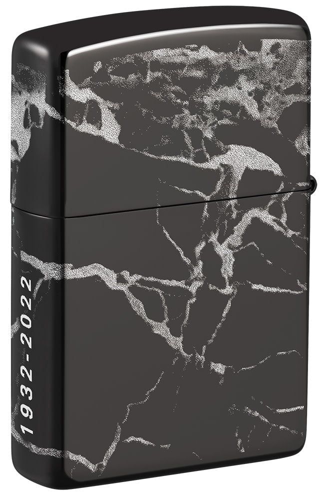 Zippo Lighter High Polish Black, Limited Edition Zippo 90th Anniversary  Commemorative Design