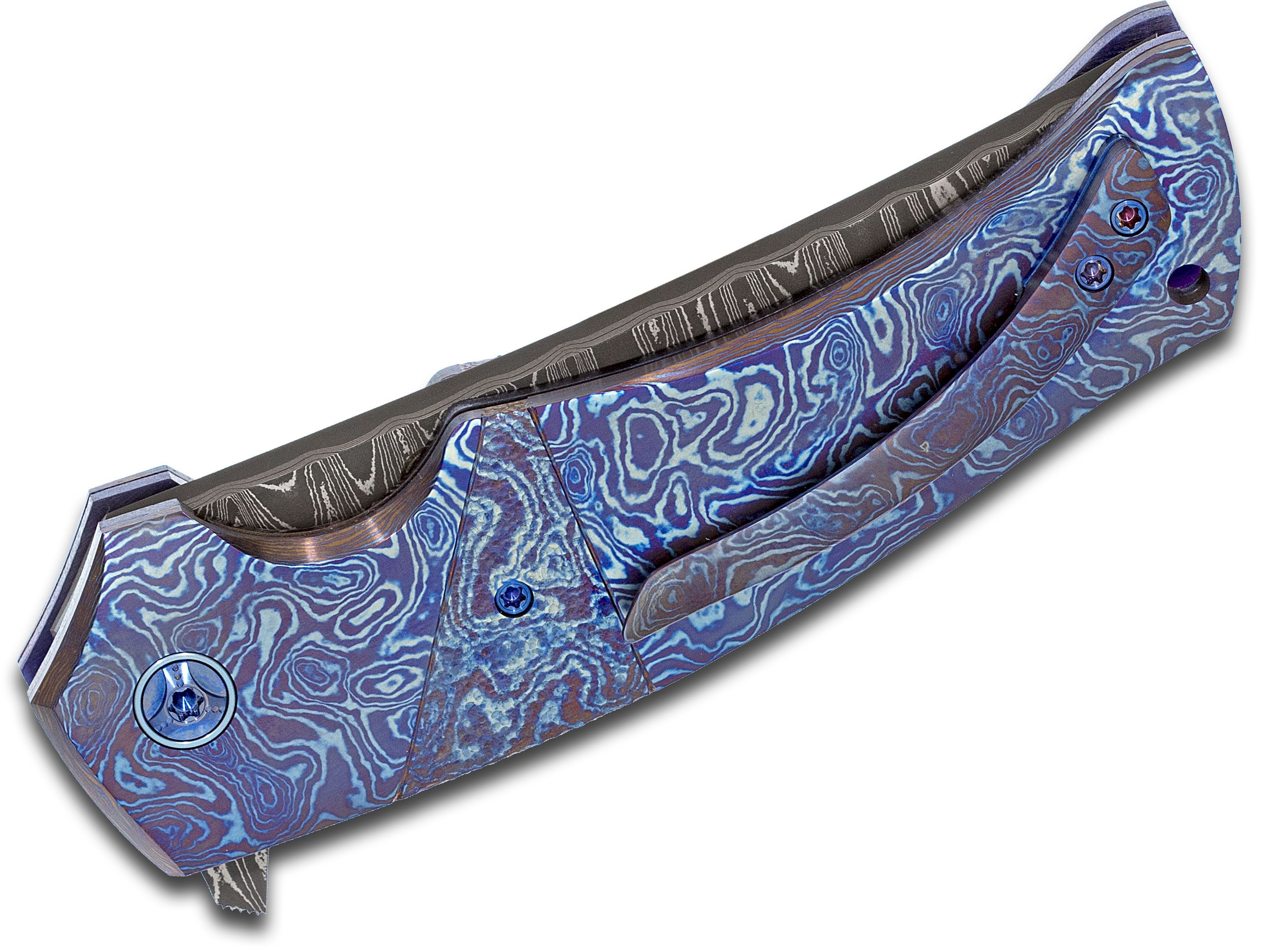 Timascus knife Shizeku B.Fancy Wild 2/2 of the Manufactory S&L