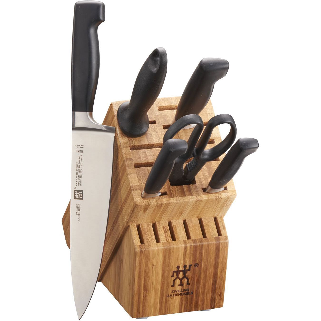 Four Star Knife Block Self-sharpening, 7 Pieces - Zwilling