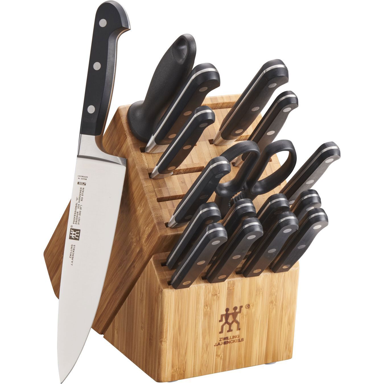 J.A. Henckels Gourmet Steak Knives - 8 Piece Set with Block