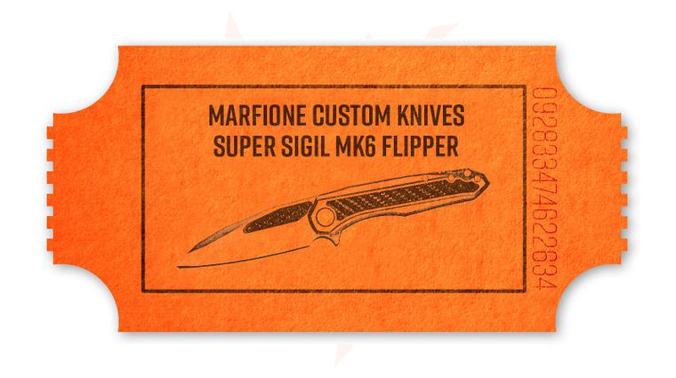 KnifeCenter Raffle—Jose Andres' World Central Kitchen—Chance to Win a Marfione Custom Super Sigil MK6—325 Spots