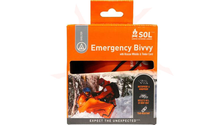 S.O.L. Emergency Bivvy with Rescue Whistle