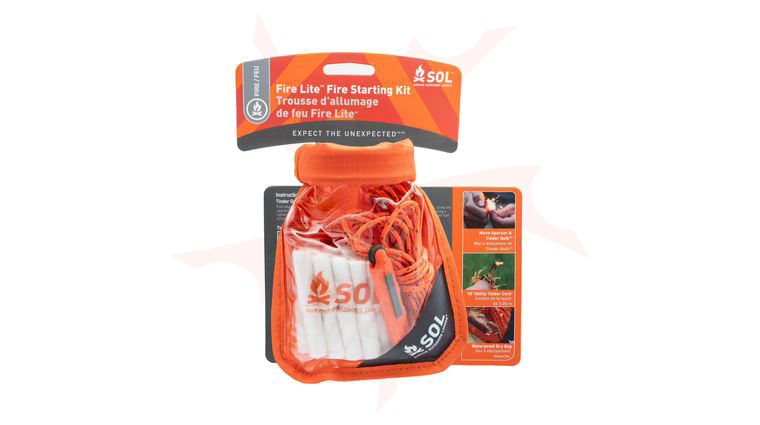 S.O.L. Survival Fire Lite kit, Dry Bag