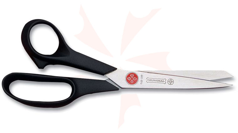 Mundial Red Dot 8.5 inch True Left-Hand Dressmaker Shears