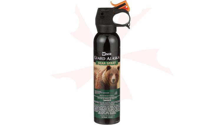Mace Guard Alaska Bear Spray, OC Pepper Spray, Finger Loop Handle with Safety Cap