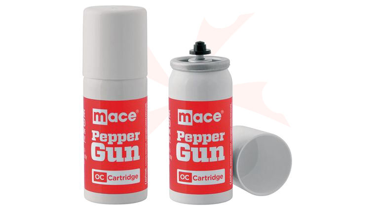 Mace Pepper Gun Refill Pack, OC Pepper Spray with UV Dye