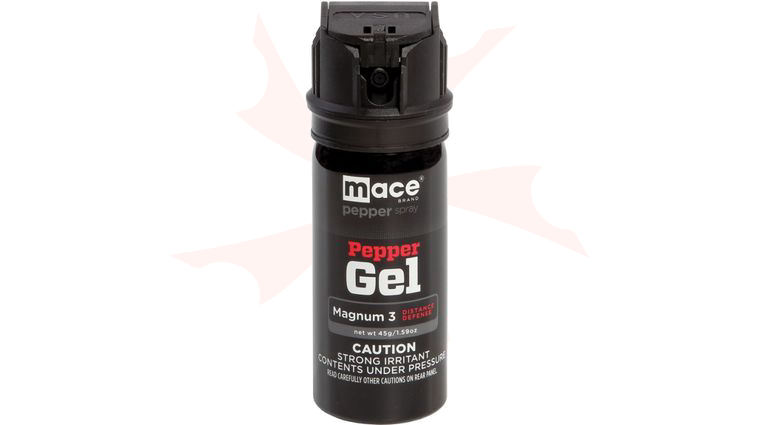 Mace Magnum 3 Pepper Gel, OC Pepper Spray with UV Dye, Belt Clip