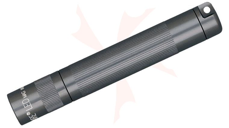 MagLite Solitaire AAA LED Flashlight, Gray, Black Hardshell Gift Box