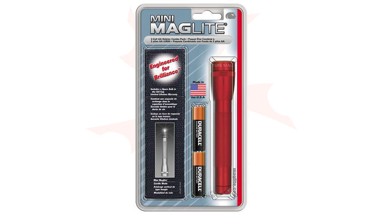 Maglite Minimag AA Holster Pack, Red