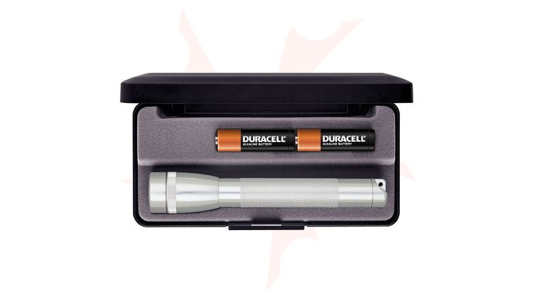 Maglite Minimag AA Flashlight in Gift Box - Silver Body
