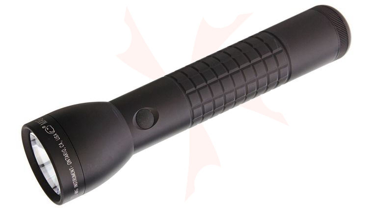Maglite ML300LX 2 D Cell LED Flashlight - Black Knurled Aluminum Body, 487 Max Lumens