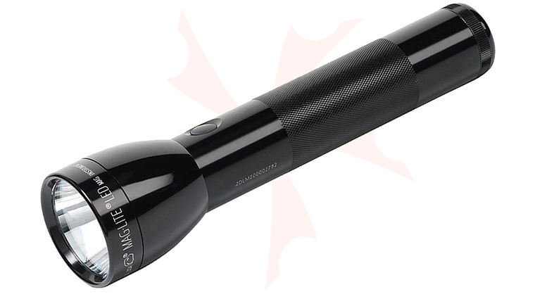 Maglite ML300 3rd Gen 2 D Cell LED Flashlight - Black Aluminum