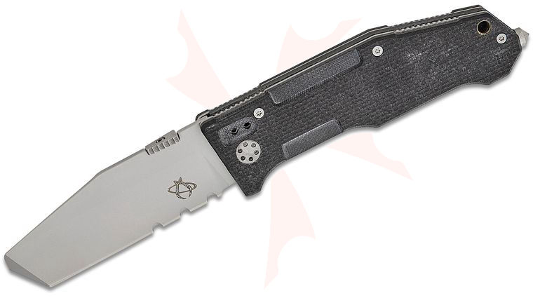 Mantis MT7.2 BS Folding Pry Knife 3.25 inch Satin S30V Combo Blade, Besh Wedge Tip, G10 Handles