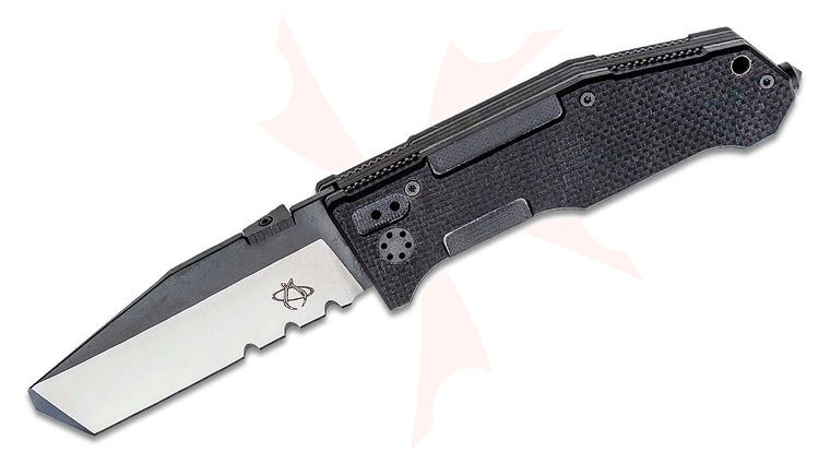 Mantis MT7.2 AS Folding Pry Knife 3.25 inch Two-Tone S30V Combo, Blade Besh Wedge Tip, G10 Handles