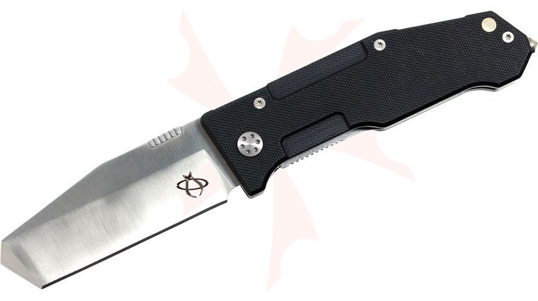Mantis MT7.2 B Folding Pry Knife 3.25 inch Satin S30V Plain Blade, Besh Wedge Tip, G10 Handles