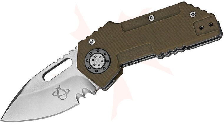 Mantis MT-9D Wile E Folding Knife 2.375 inch Blade, Coyota Tan G10 Handles