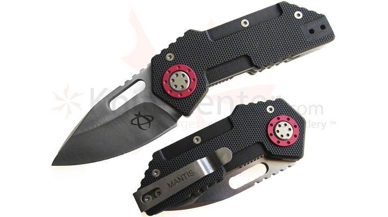 Mantis MT-9R Tough Tony Folding Knife 2.375 inch Drop Point Blade, G10 Handles