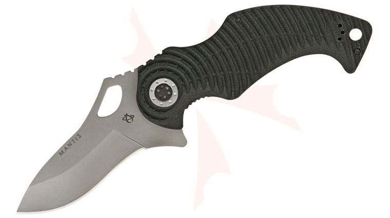Mantis MT-5 Kunitza Folding Knife 3-1/2 inch Bead Blasted Blade, G10 Handles