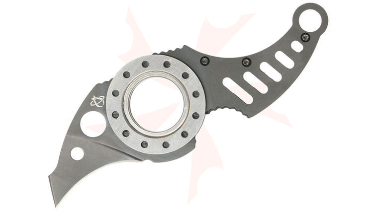 Mantis MU-5 Jyro Utility Knife 2 inch Spherical Blade, Steel Handle