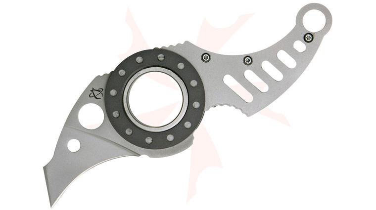 Mantis MU-5B Garbanzo Utility Knife 2 inch Spherical Blade, Steel Handle