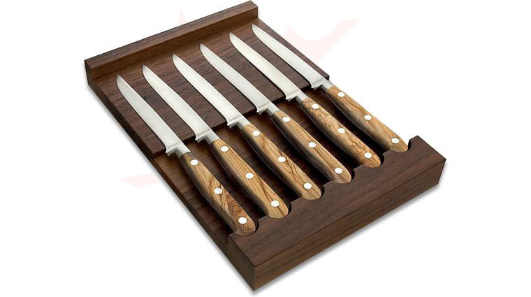 Maserin 2095/AP2 OL Apollo 2 Six Piece Steak Knife Magnetic Box Set ...