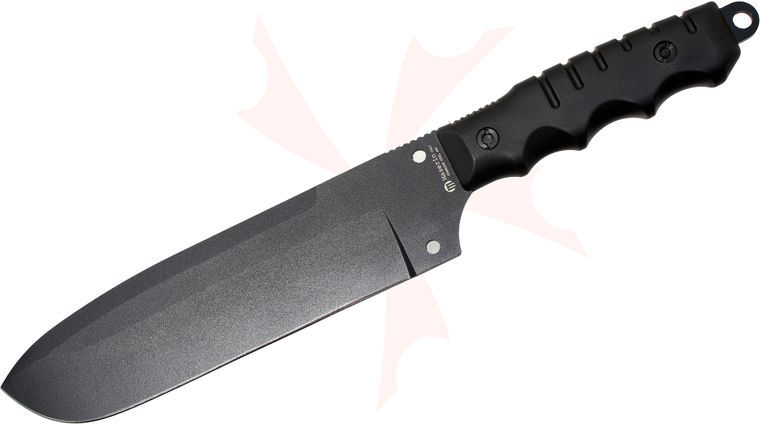 Maserin 911 Tactical Machete 8-1/2 inch Blade, Finger Grooved Handles
